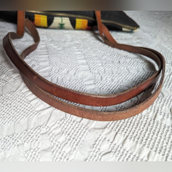 Cecelia Stitch Zipper Tote with Leather & Pendleton Wool - Picture 12 of 13